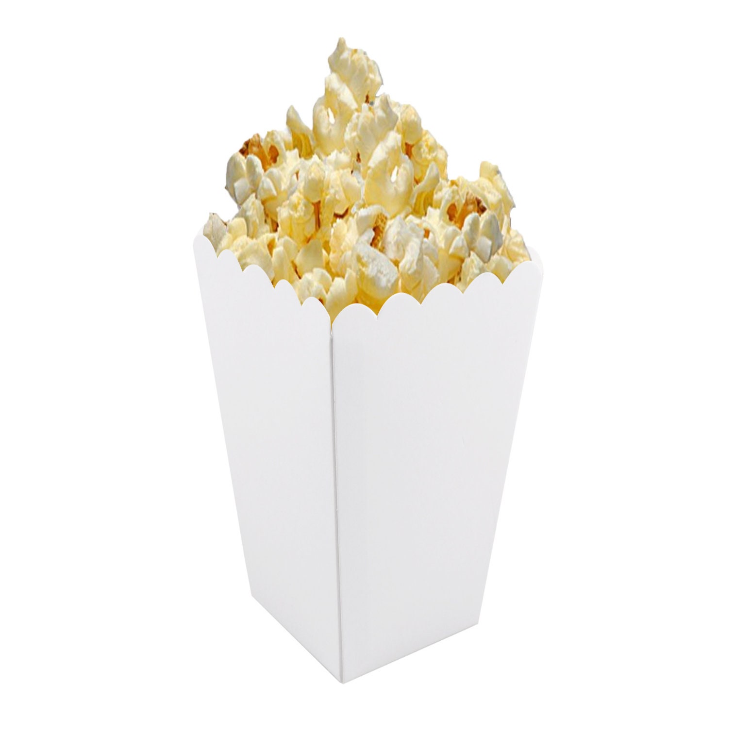 Popcorn Box Template 1.75oz 4x3x8 Die Cut Movie Party Etsy
