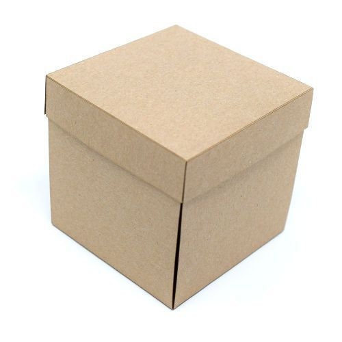 Explosion Box, 7x7x7,5+12x12x12 cm, Natural, 1 pc