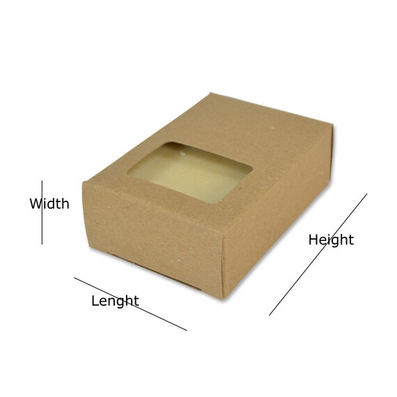 Template of Soap Box With Oval Window 2.75x1.25x3.5 Etsy