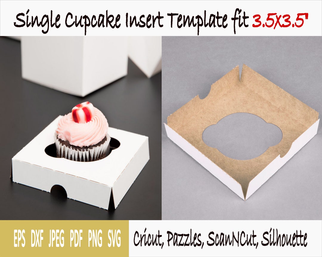 Template of Insert for Cupcake With a Hole of Ø2.5