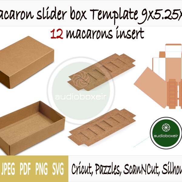 Macaron Box - Etsy