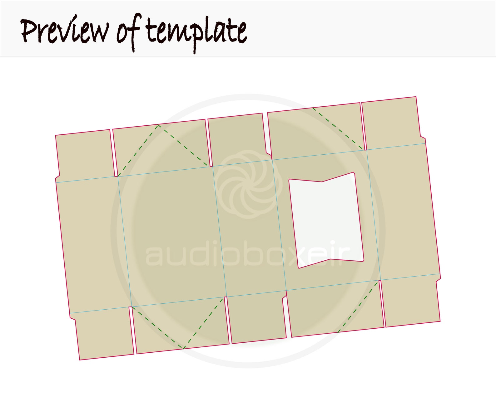 Pie Box Template 5.5x4x2 PDF SVG DXF Eps Jpg Png DieCut Etsy