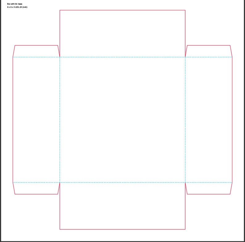 box-with-lid-template