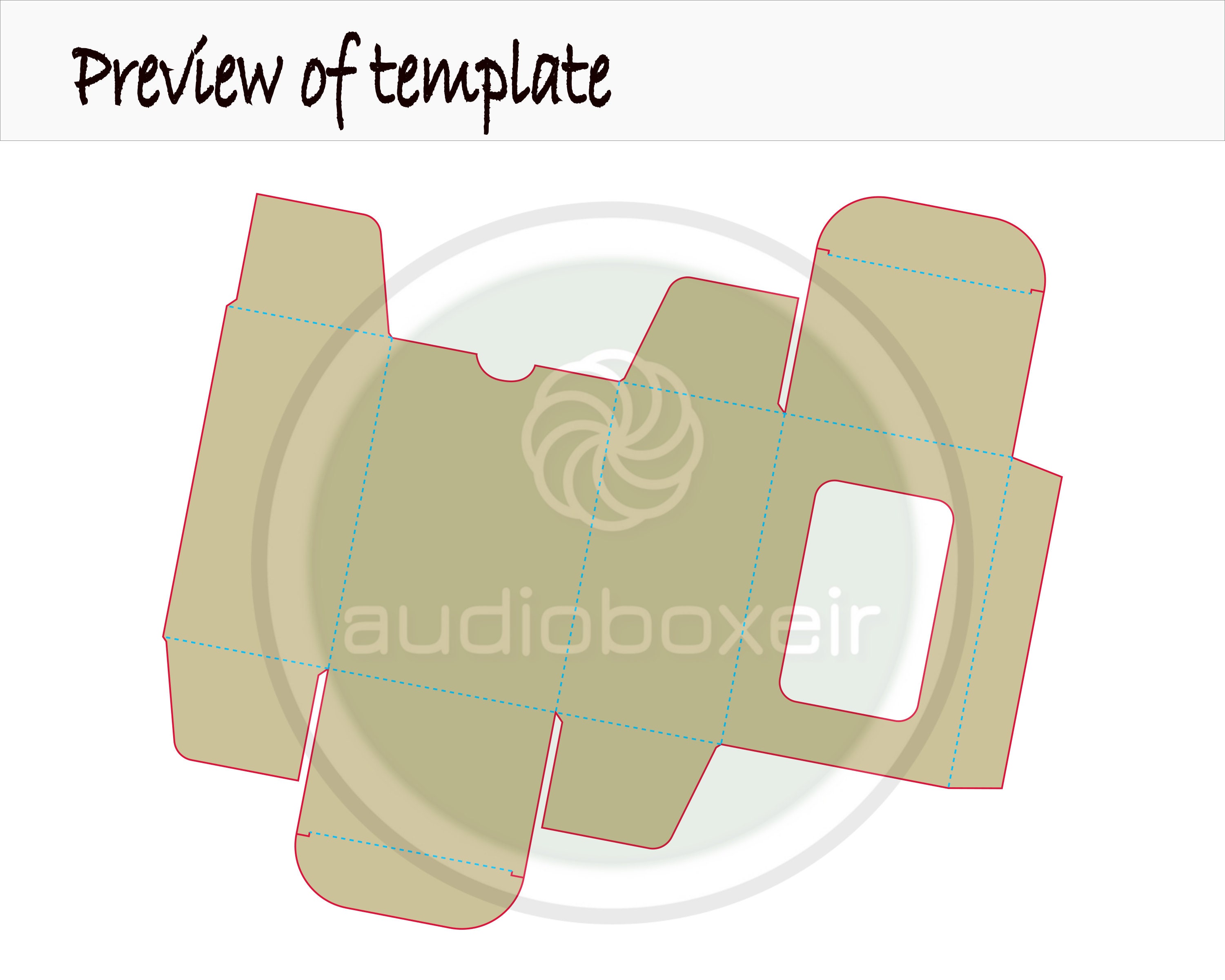 Soap Box Template 2.75x2x470x51x102mm Full Window PDF - Etsy