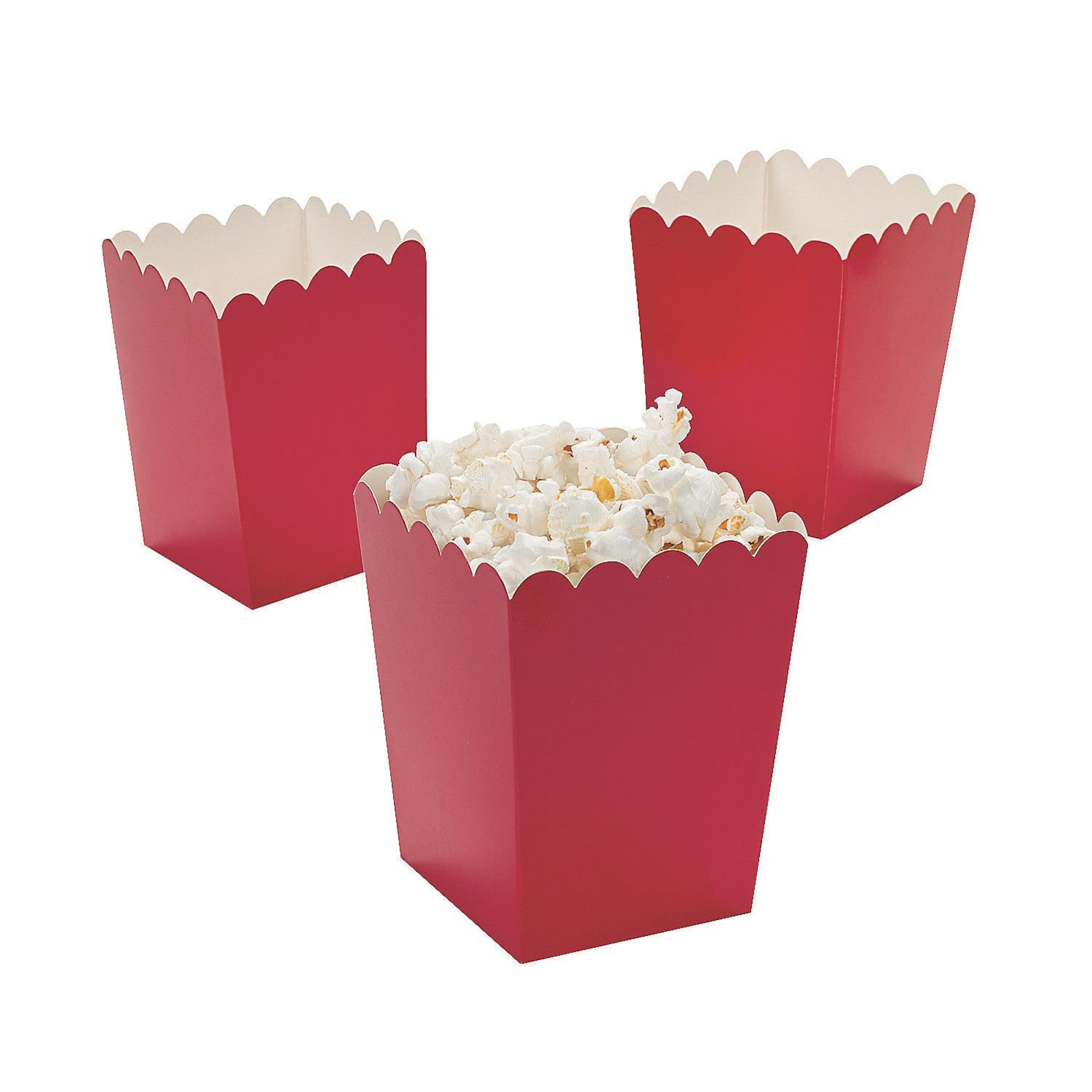 Mini Popcorn Box Template 3x2x3.25 Die Cut Movie Party - Etsy