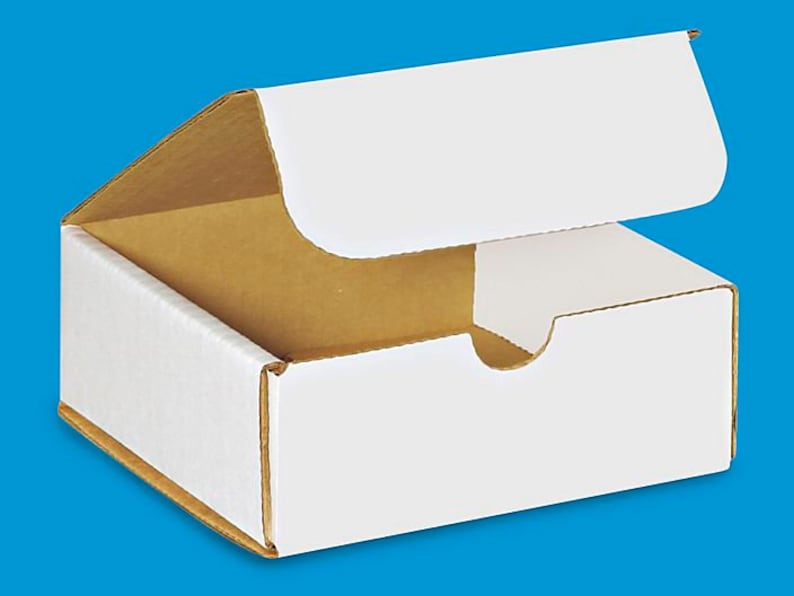 Mailer box template  5x5x2inch 127x127x51mm PDF to print 