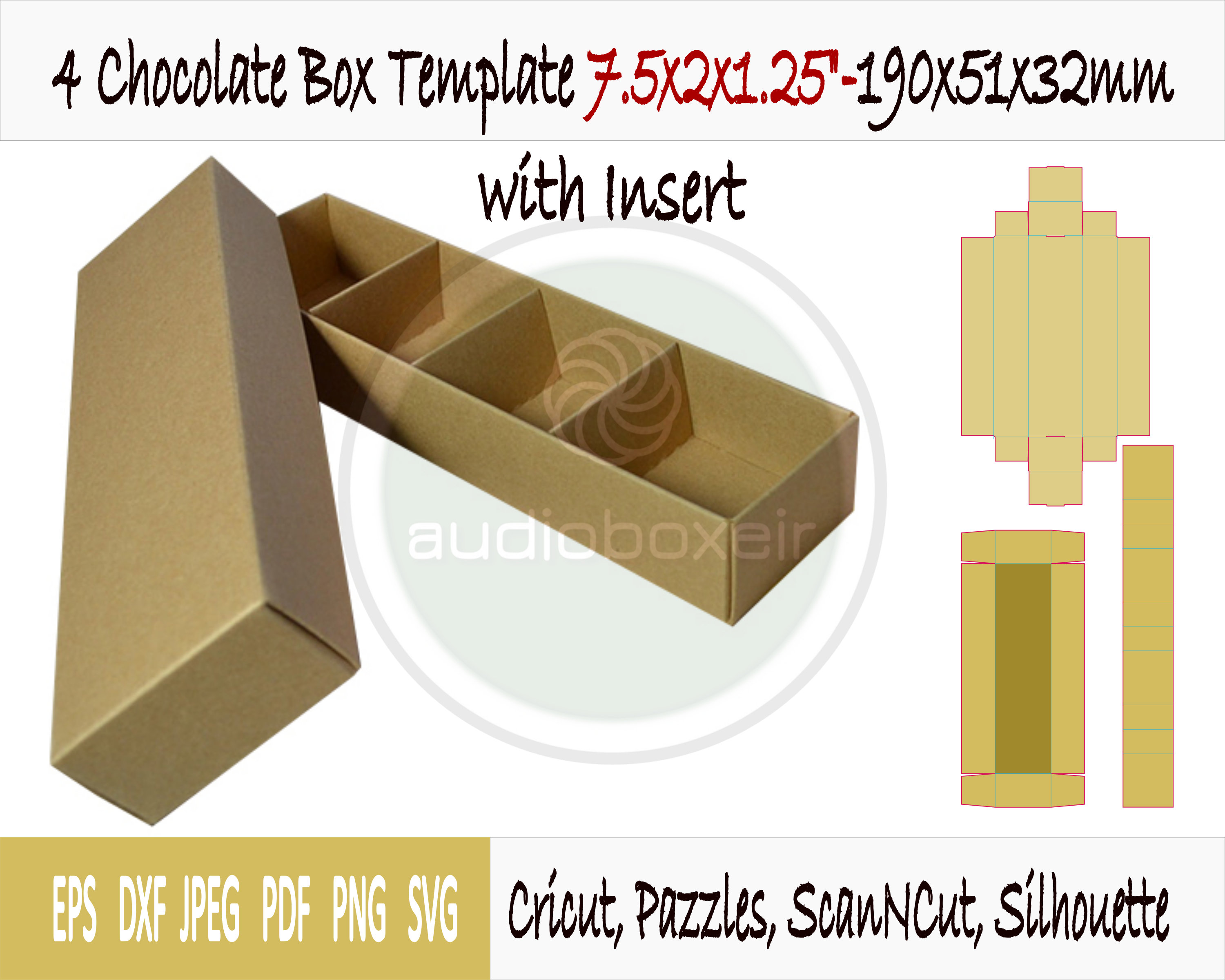 Chocolate Bar Box Template Chocolate Bar Box Template
