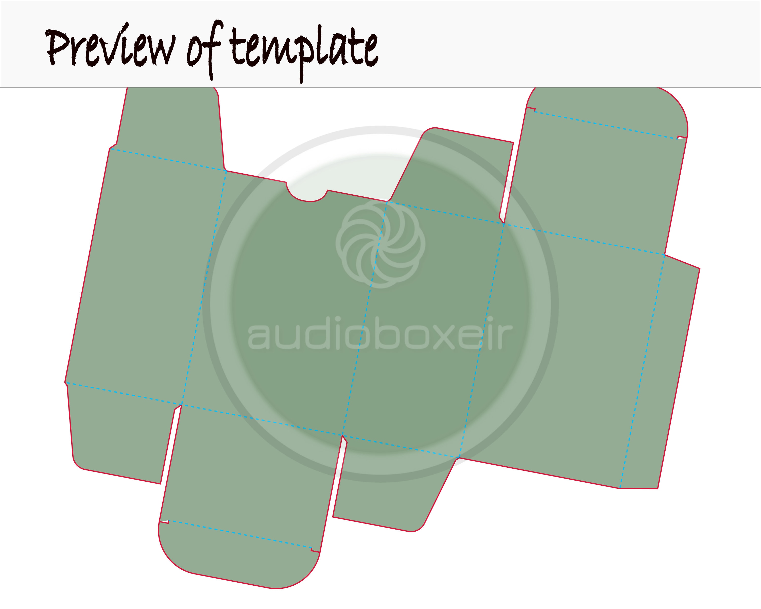Soap Box Template 2.75x2x470x51x102mm PDF SVG DXF Eps | Etsy