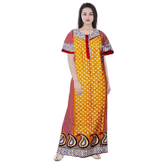 soft cotton kaftan nighty