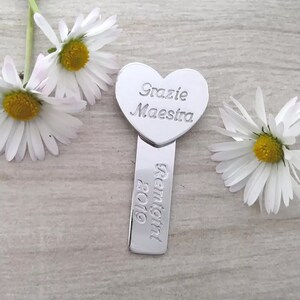 Bracciale Con Pietre Naturali D'agata Per Insegnante, Regalo Originale E Significativo Per Maestre E Professoresse, Idea Regalo Ringraziamento - 2