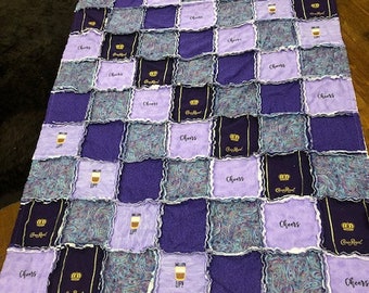 Crown Royal rag quilt / Special Order