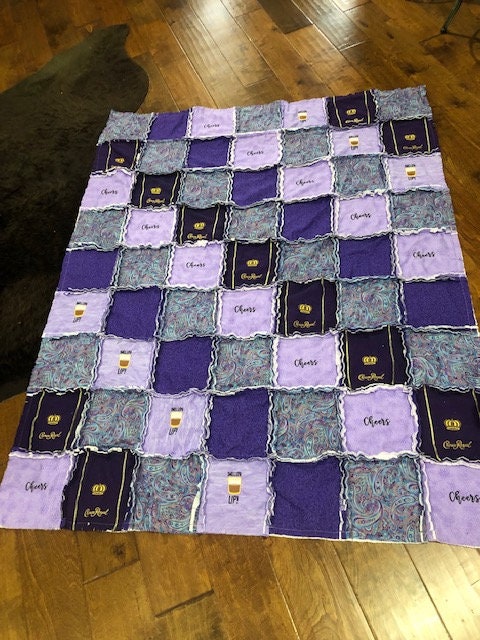 Crown Royal Rag Quilt / Special Order - Etsy