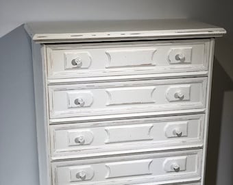 Solid wood 1970s chest of drawers