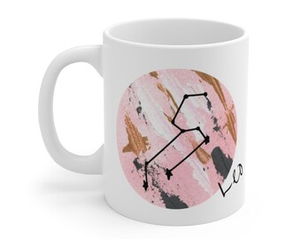 Leo Zodiac Sign Mug