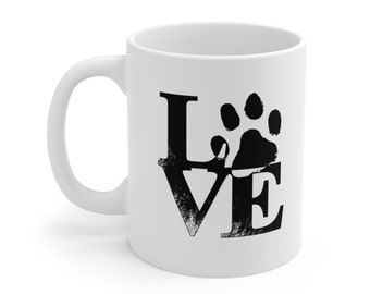 Copy of Love Dogs Pawprint Mug