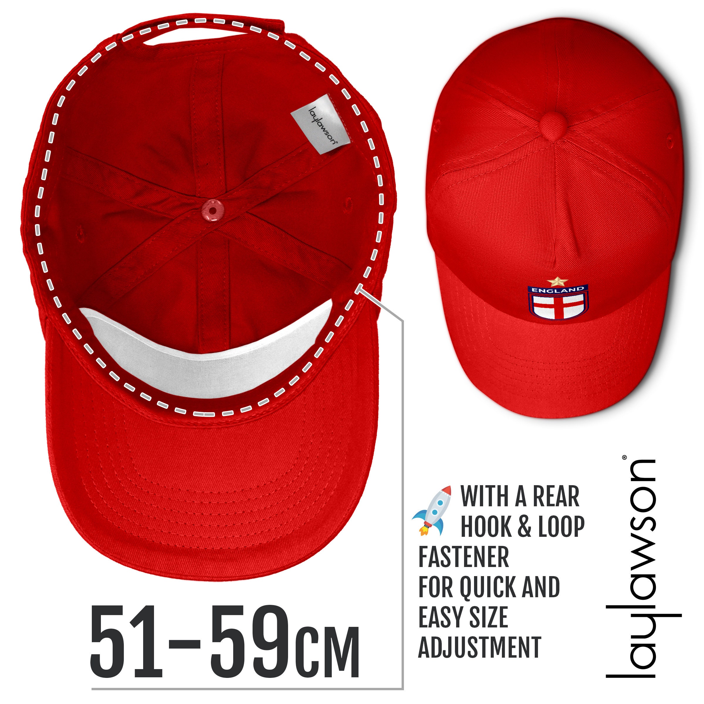 Kids England Football Team Baseball Cap Etsy