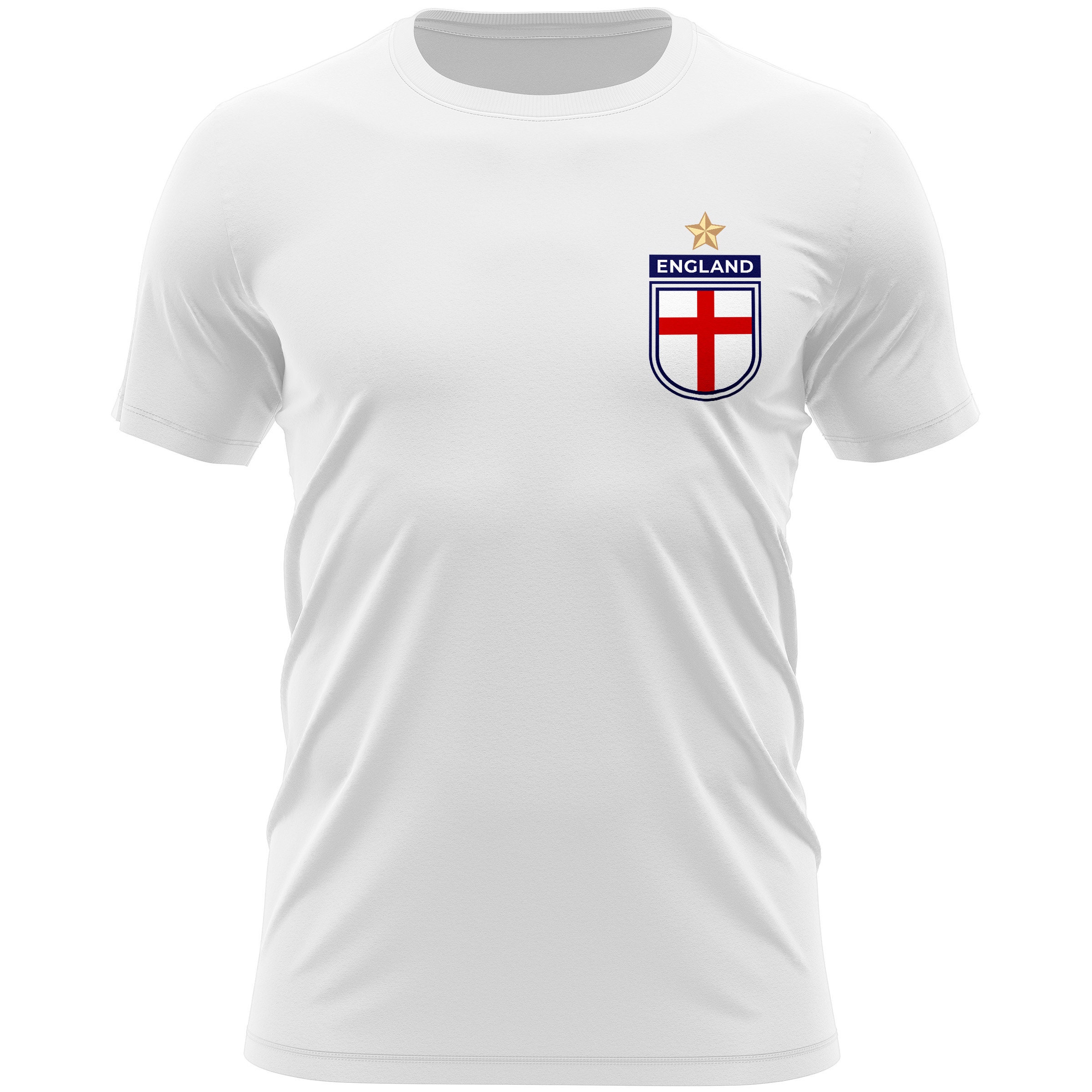 Discover Mens England Football T-Shirt, World Euro Cup