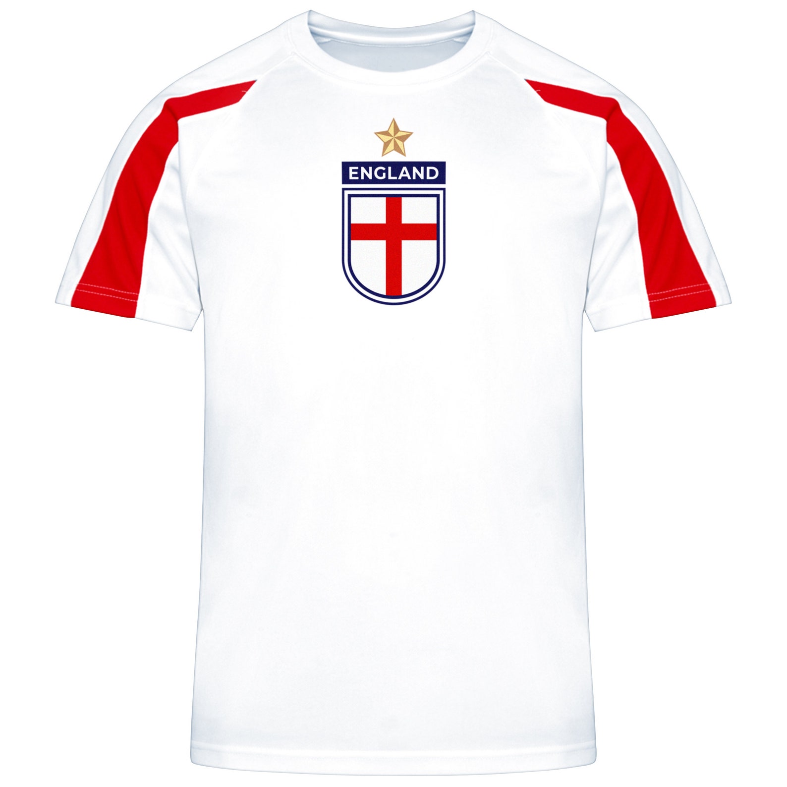 Kids England Football Team Jersey Contrast TShirt Etsy