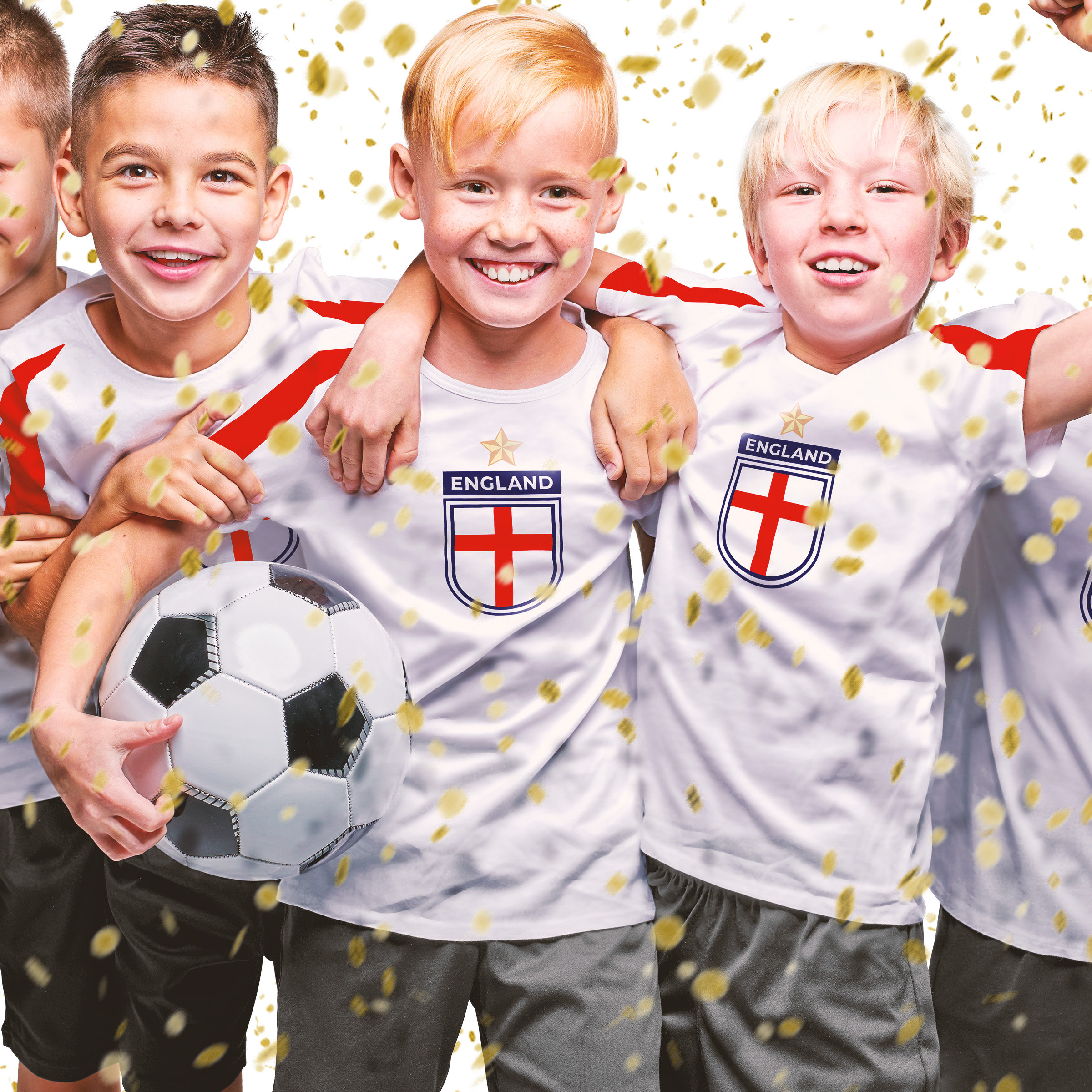 Kids England Football Team Jersey Contrast TShirt Etsy