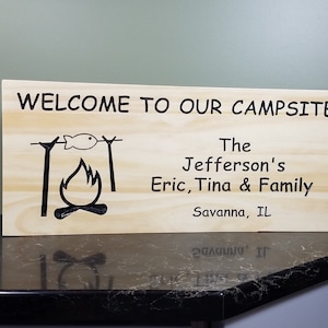 Camper Sign, Camping Decor, Camping Sign, Camping Gift, Outdoor Signs, Cabin Sign, Camp Sign