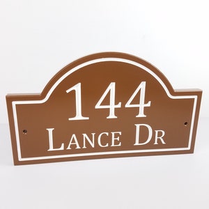 House Number Sign Address Sign House Number Plaque