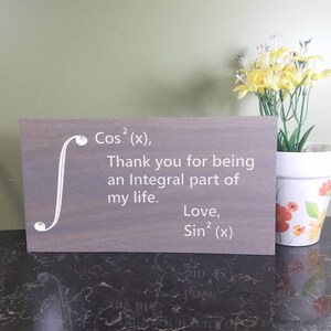Thank You Gift, Math Teacher Gift, Coworker gift, Geek Gift, Classroom Decoration, Engineer Gifts, Thinking of you