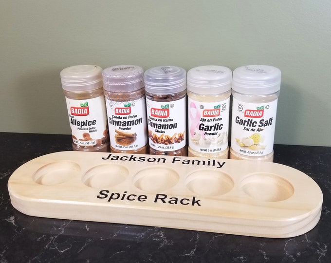 Spice Rack, Kitchen Accessories, Wedding Shower Gift, Spice Racks, Gift For Chef, Personalized Wedding Gift, Spice Organizer