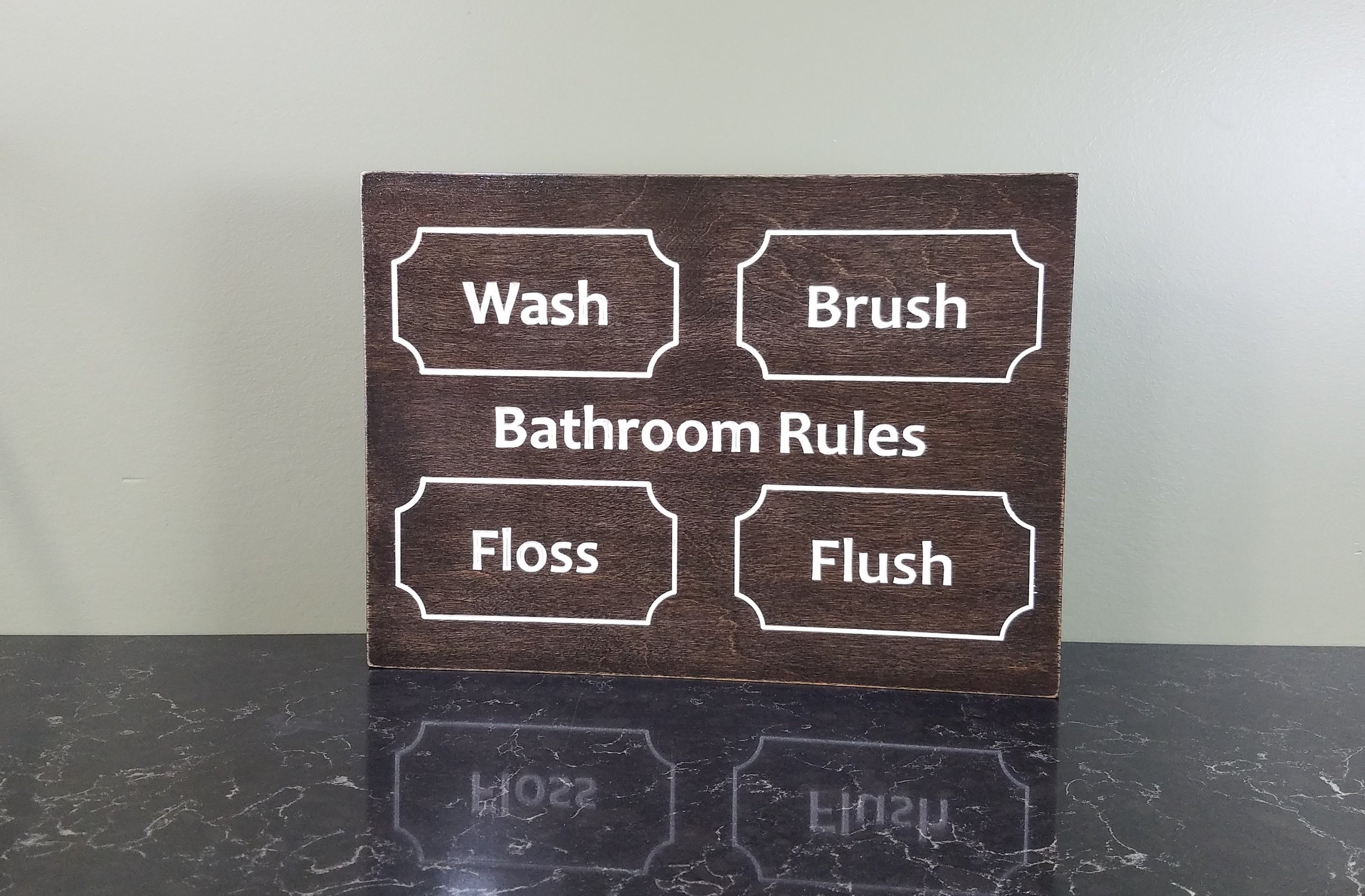Funny Bathroom Signs Funny Bathroom Wall Art Bathroom Shelf | Etsy