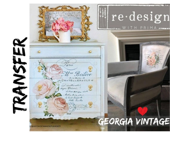 Redesign With Pria Decor Transfers White Fleur 24x34" Wall Decals DIY - View #7