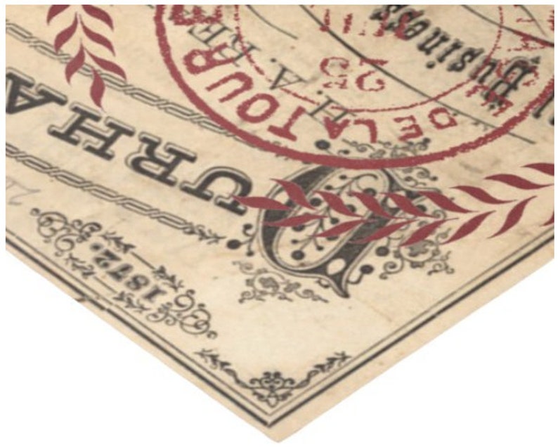 XL Decoupage Paper for Furniture 20 X 30 Vintage Etsy