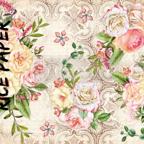 FLEURETTE DRESS Decor Rice Paper 11 X 16 for - Etsy