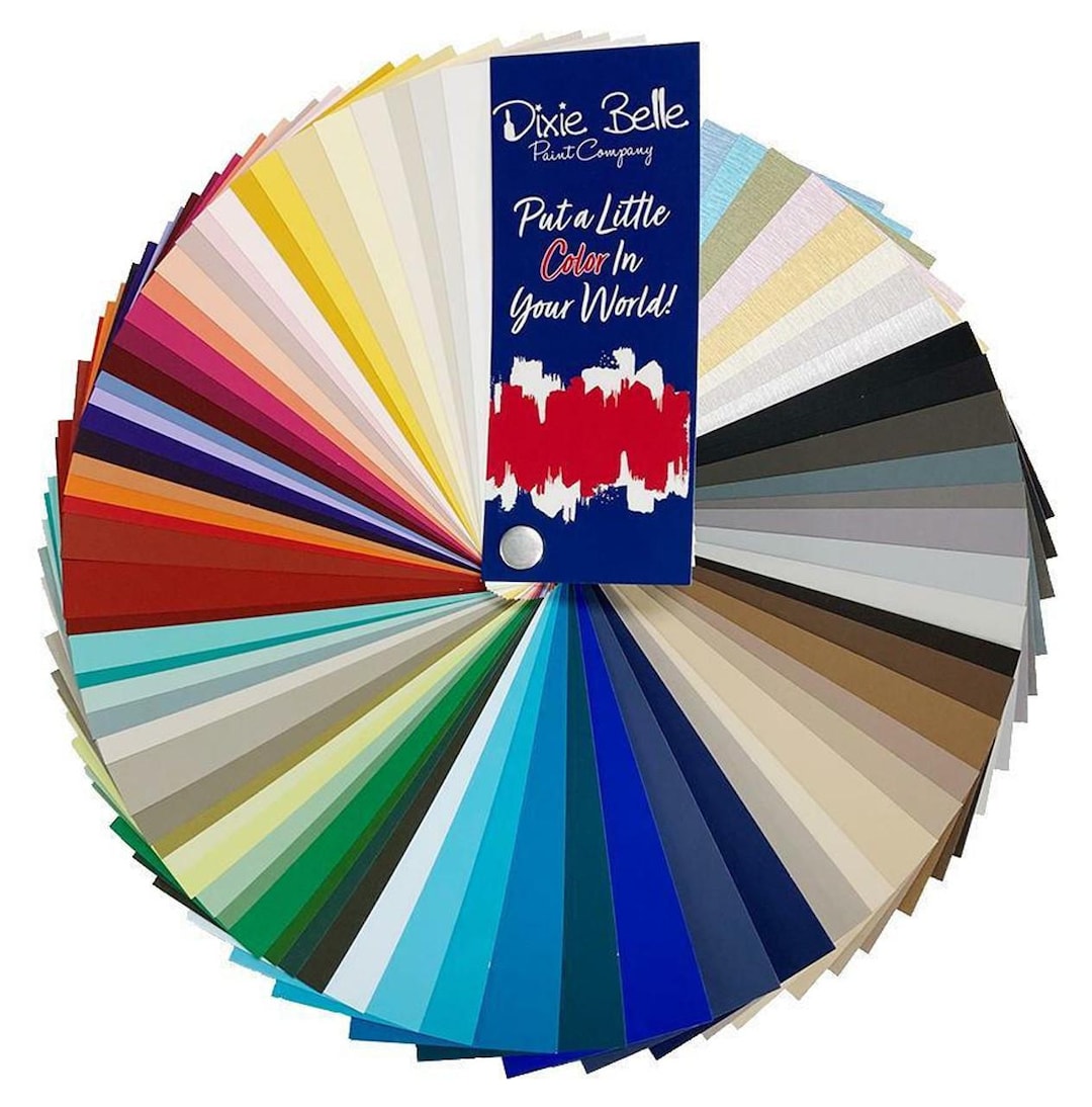 Dixie Belle Color Wheel - 75 Colors - Chalk Mineral Paint - Fan Deck - Color Wheel - Color ...