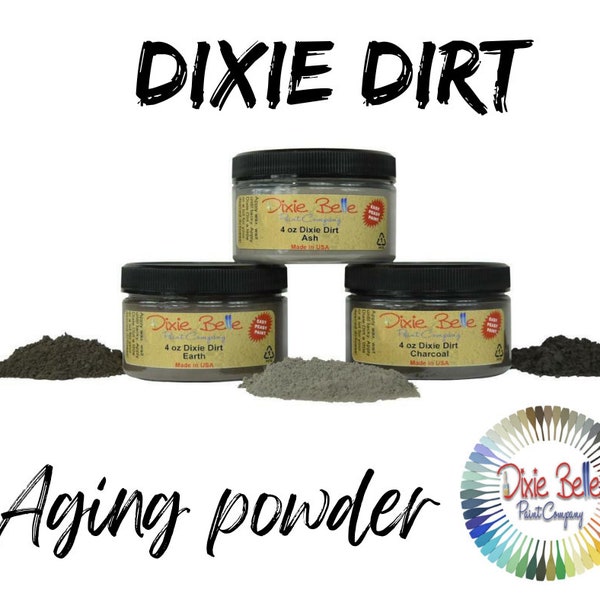 DIXIE DIRT, Pigment Powder, Adds age and dimension to furniture, Dixie Belle