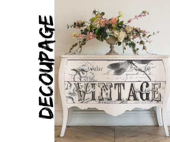 Furniture Decoupage Paper  (20 x 30") - Georgia Vintage - 18lb Paper Weight