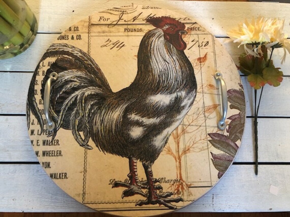 XL Decoupage Paper for Furniture 20 x 30 Rooster Etsy