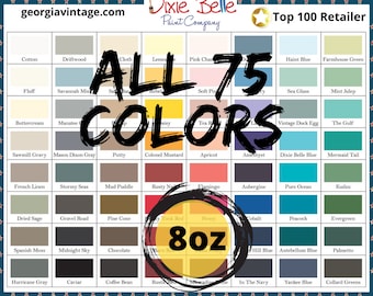 8oz, Dixie Belle Chalk Mineral Paint, All Colors