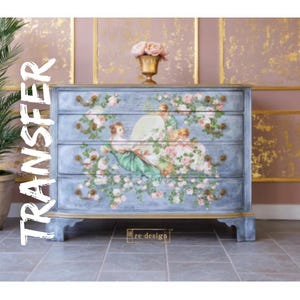 CHAMBRE de la REINE, 24" x 35", Decor Transfer, Redesign with Prima, Furniture & Wall Decor Image Decal