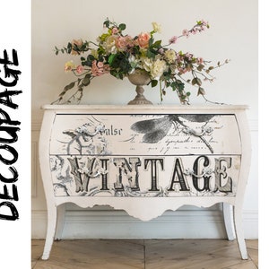 Furniture Decoupage Paper  (20 x 30") - Georgia Vintage - 18lb Paper Weight