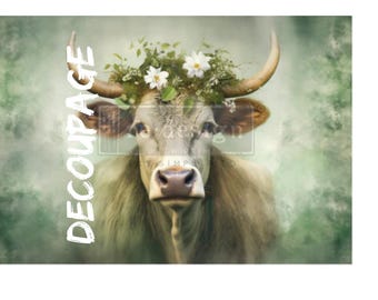 BESSIE - Decoupage Tissue Paper - 23" x 33", For Furniture & Crafts, Redesign with Prima, Wrinkle Free Fiber Paper