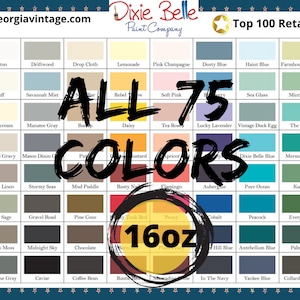 16oz, Dixie Belle Chalk Mineral Paint, All Colors