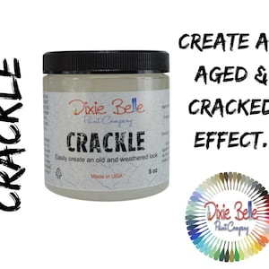 CRACKLE - Aged and Cracked Effect - Dixie Belle - Furniture Texture