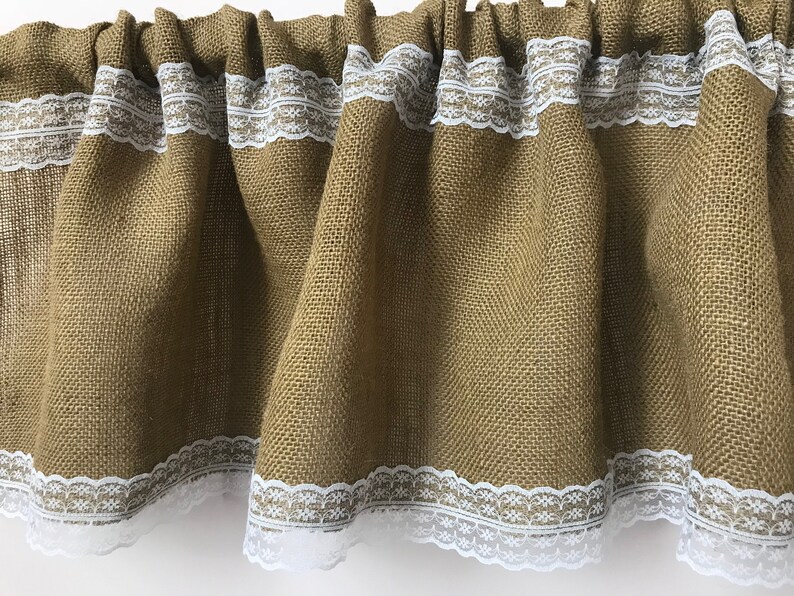 Rustic Farmhouse Decor Jute Burlap Tassel Box 350 Curtains Drapes