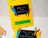 Back to school Greeting card or gift packaging different designs to choose from