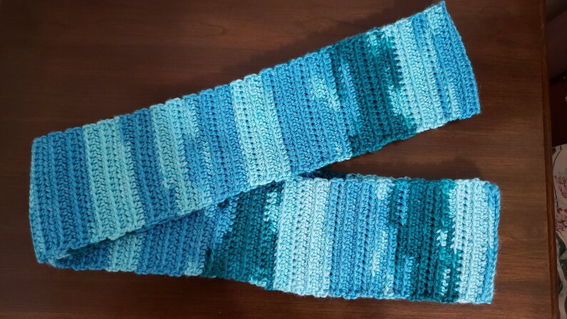 Handmade crochet scarf image 1