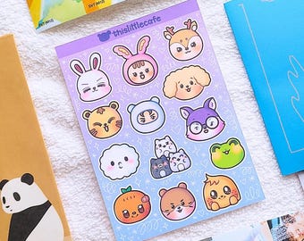 SEVENTEEN MINITEEN STICKER sheet | Svt Cute Chibi Characters |  Kpop K-Pop Deco, Decor Journaling Stickers