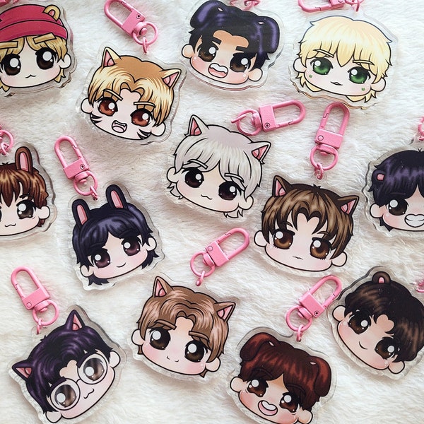 SEVENTEEN ANIMAL KEYCHAIN | Acrylic Keychains |  Cute Kawaii Svt Decoration Deco Key Chain