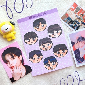 Bangtan CHIBI STICKER Bogen | Bts Kpop K-Pop Deco, Dekor Journaling Aufkleber