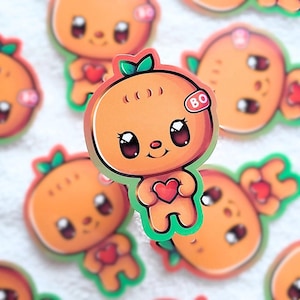 SEUNGKWAN ORANGE AUFKLEBER | Svt Seventeen Boo Bbogyuli | Niedliche Kawaii K-Pop Kpop wasserdichte Aufkleber