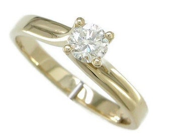 Earth Mined Natural Round Diamond Ring