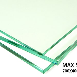 Glass Effect 5mm Acrylic Perspex Sheet Custom or Cut To Size